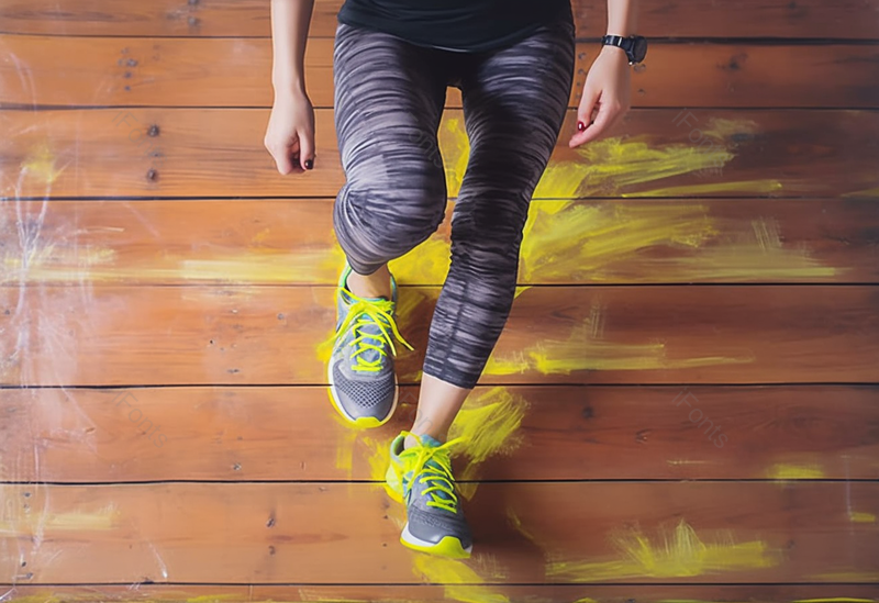 年轻的跑步者系鞋带,高清,摄影图,摄影图片,图片大全,摄影图免费下载